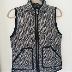 J. Crew Herringbone Vest